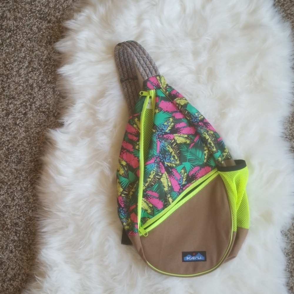 Kavu cross body bag New! Neon